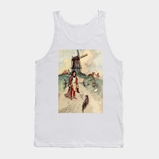 Puss in Boots - Warwick Goble vintage fairytale aesthetic Tank Top